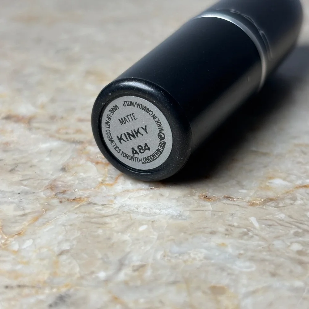 MAC Matte Lipstick Kinky A84 Full Size Red Classic Bold Lip Makeup
